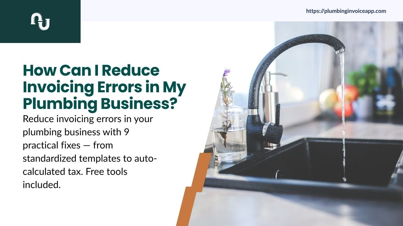 How Can I Reduce Invoicing Errors in My Plumbing Business?